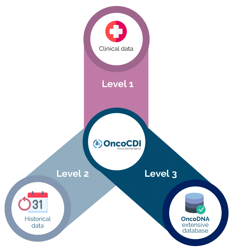OncoCDI three levels of data