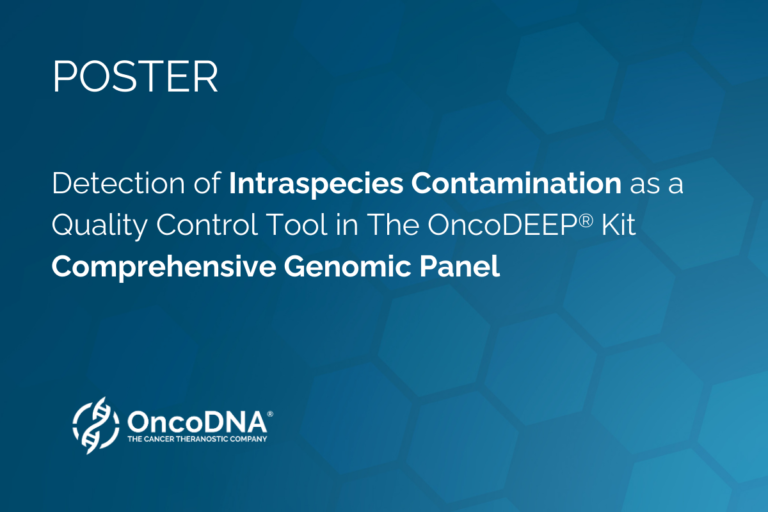Detection of intraspecies contamination in the OncoDEEP® Kit